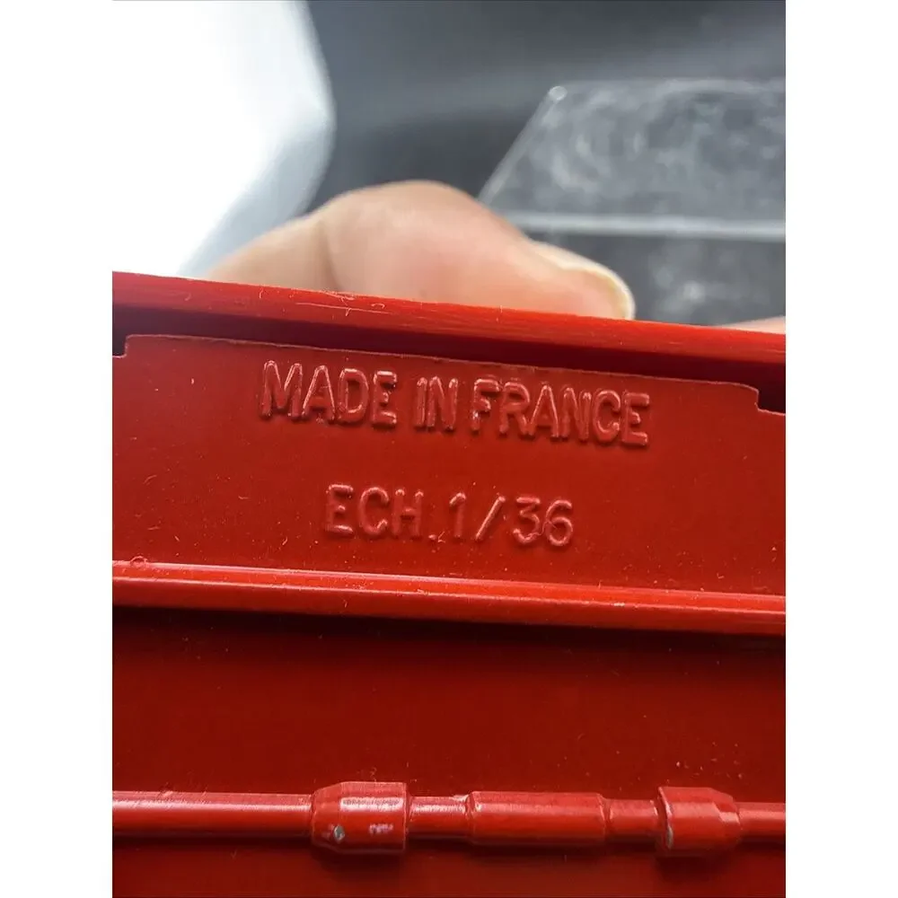 Vintage Majorette Ambulance 1:36 Diecast Made in France Red White